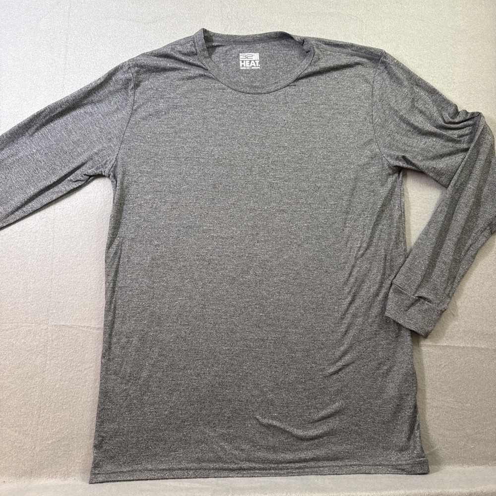 32 Degree Heat Long Sleeve Shirt Gray Medium Men